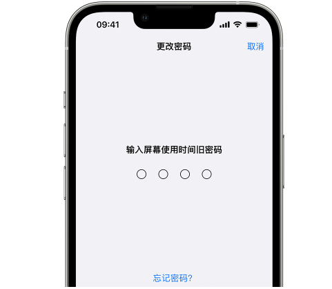 潮南iPhone屏幕维修分享iPhone屏幕使用时间密码忘记了怎么办 