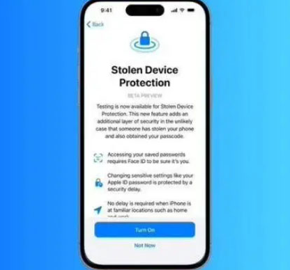 潮南苹果授权维修店分享被盗设备保护功能开启方法
