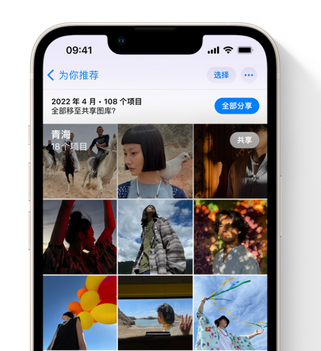 潮南苹果维修网点分享在 iPhone 上使用共享图库 