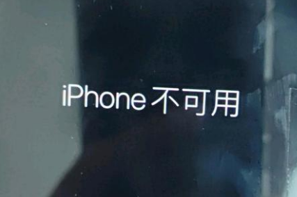 潮南苹果服务网点分享锁屏界面显示“iPhone 不可用”如何解决 