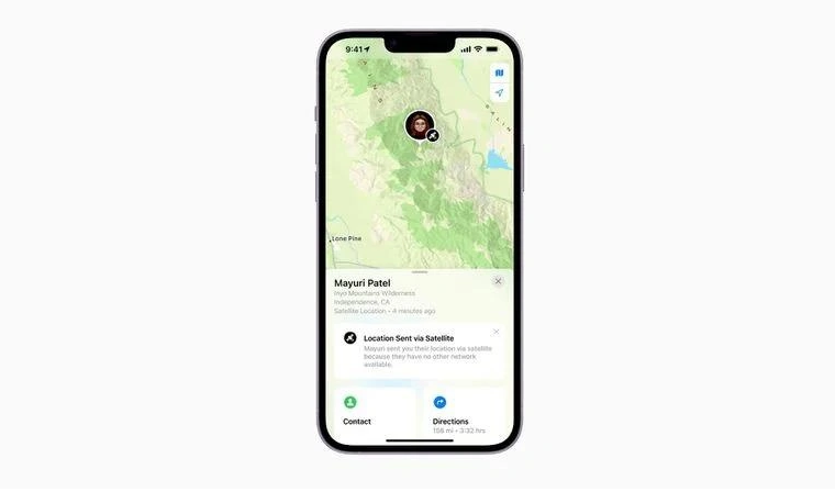 潮南苹果14维修分享iPhone14系列中 FindMy功能通过卫星分享位置方法教程 