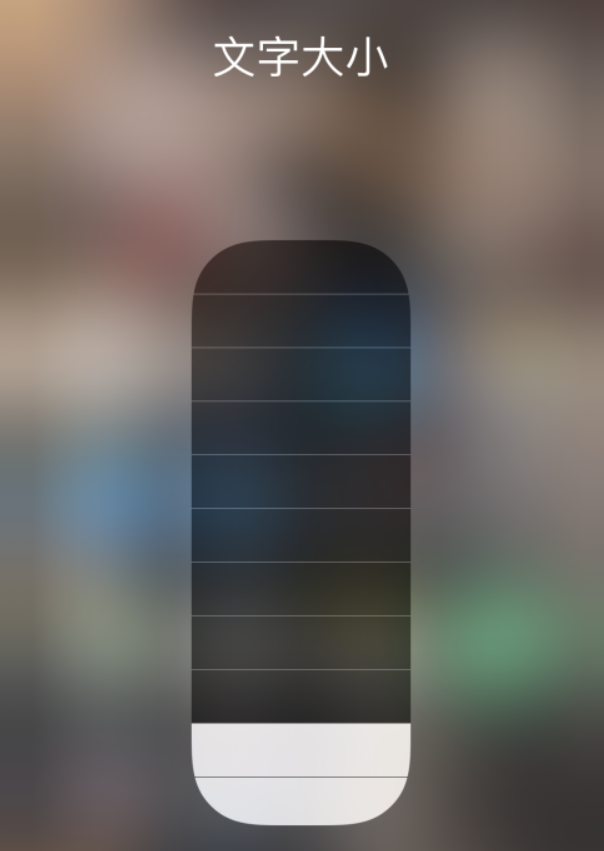 潮南苹果手机维修分享小技巧：在 iPhone 控制中心快速调节字体大小 