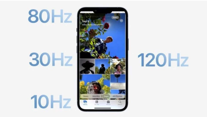 潮南苹果14维修分享iPhone 14有高刷吗 