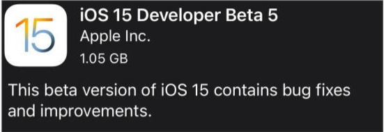 潮南苹果手机维修分享如何升级到iOS15.0 beta5 